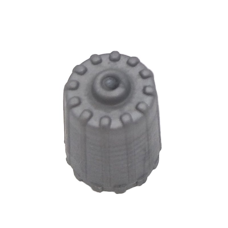 JESBEN 10pcs Gray TPMS Service Kit Tire Valve Stem Caps with Gasket Plastic Tire Cap Gray Replacement for Car Truck - Image 1